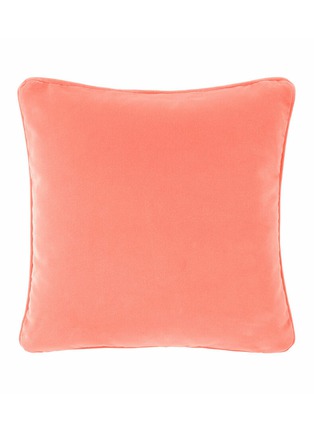 Main View - Click To Enlarge - YVES DELORME - X Iosis Divan Cushion Cover — Corail