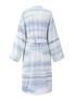 Detail View - Click To Enlarge - YVES DELORME - Horizons Cotton Bath Robe — Size M