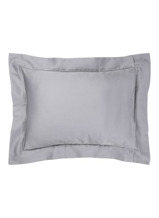 Detail View - Click To Enlarge - YVES DELORME - Triomphe Pillowcase — Platine