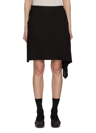 Main View - Click To Enlarge - Y'S - Wrapped Detail Asymmetrical Hem Mini Skirt