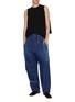 Figure View - Click To Enlarge - Y'S - U-Patched Pocket Dark Wash Jeans