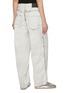 Back View - Click To Enlarge - BEAUTIFUL PEOPLE - Left Hand Twill Carved Light Wash Denim Jeans