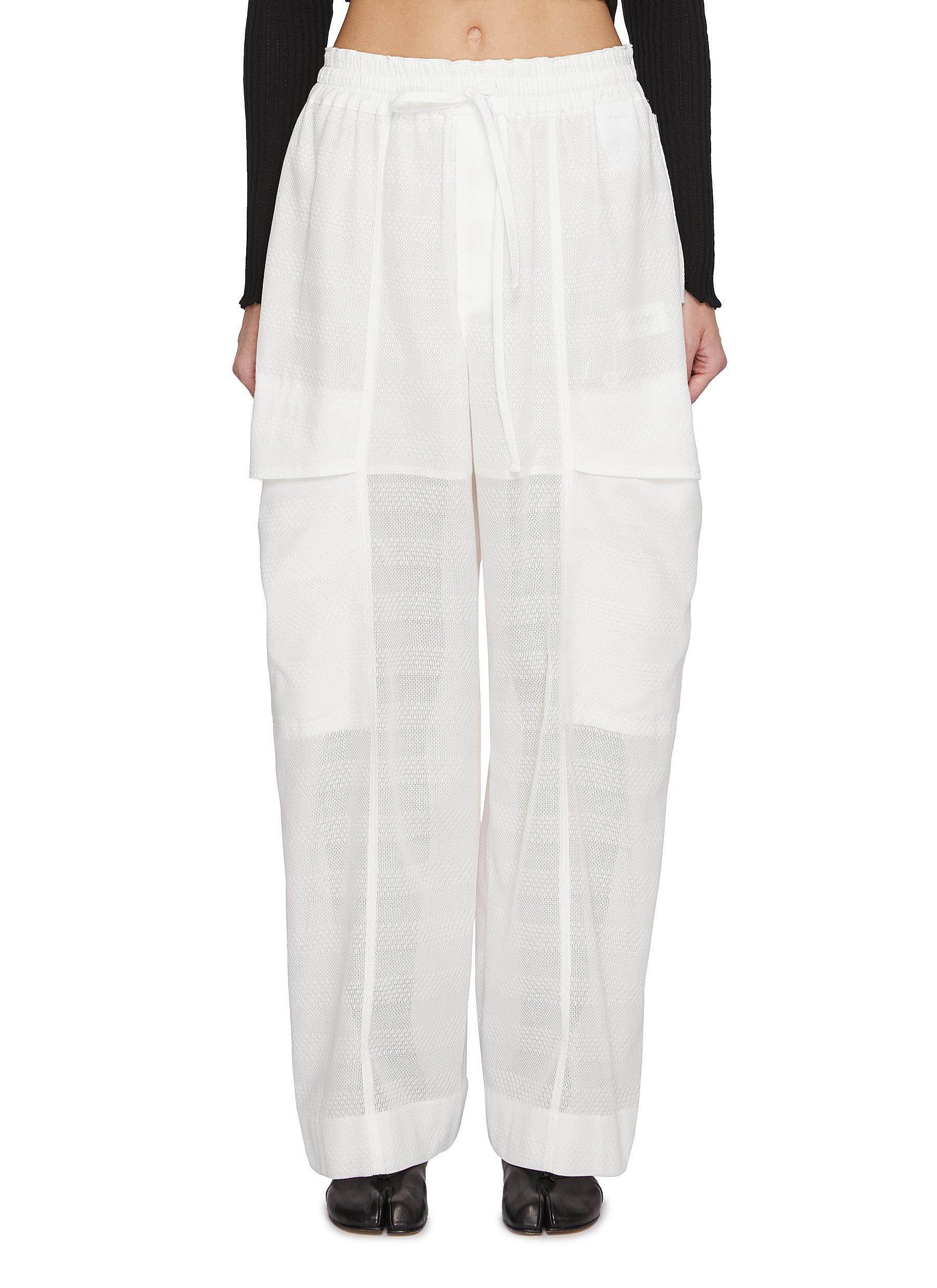 BEAUTIFUL PEOPLE | Sheer Mesh Drawstring Pants | Women