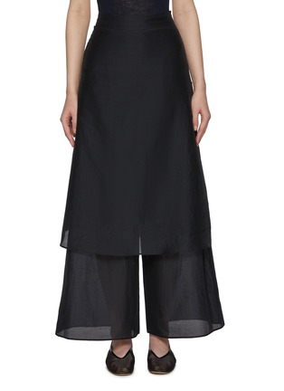 Main View - Click To Enlarge - RUOHAN - Skirt Cotton Silk Pants