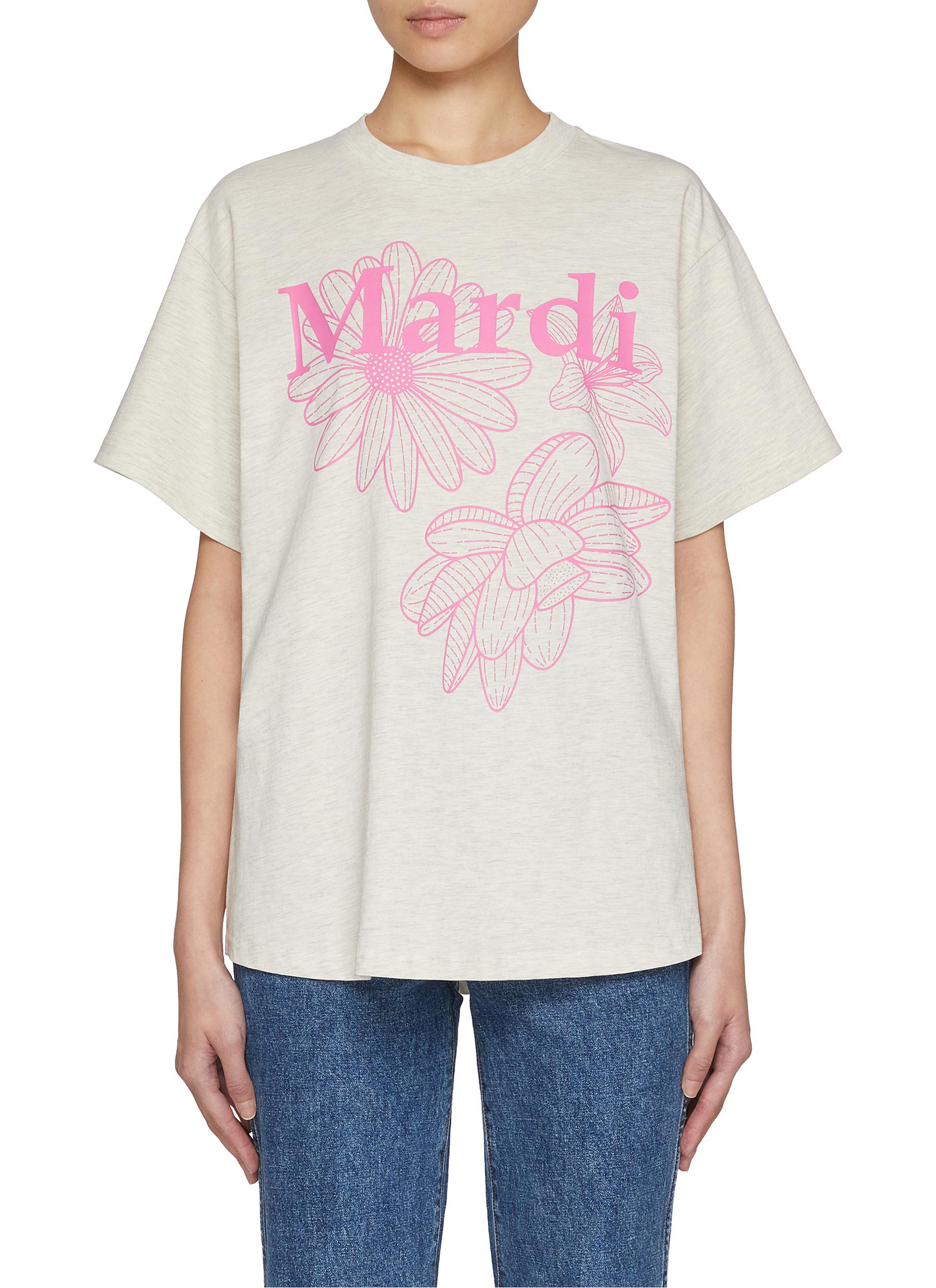 MARDI MERCREDI | Triple Flower Cotton T-shirt | Women | Lane