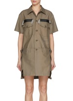 【sacai】Cap Sleeves Pocket Dress SACAI | Cap Sleeves Pocket Dress | Women | Lane Crawford