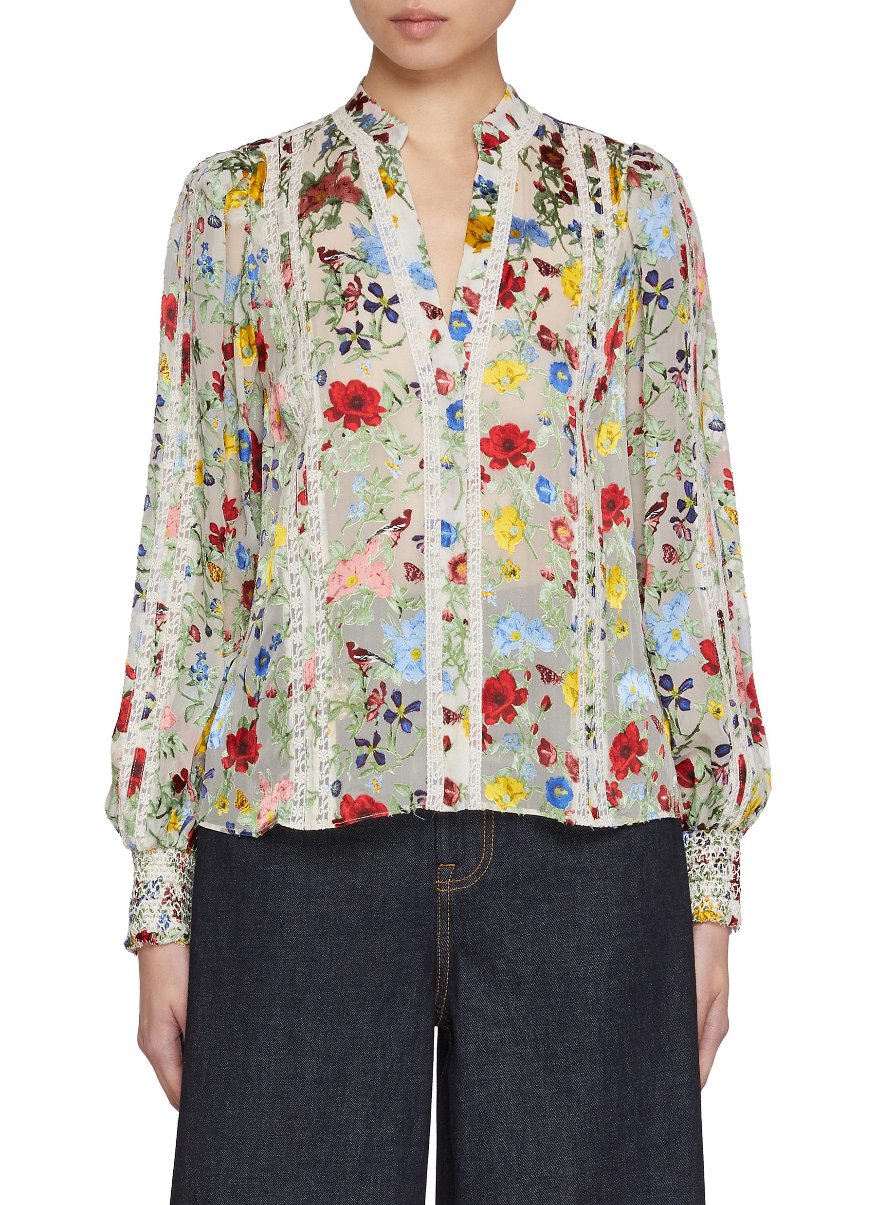Olivia Wrap Blouse in Sunshine