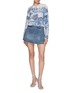 Figure View - Click To Enlarge - ALICE & OLIVIA - Somers Denim Skorts