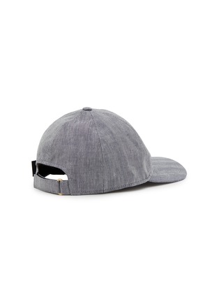 Figure View - Click To Enlarge - BORSALINO - Hiker Linen Cotton Baseball Cap