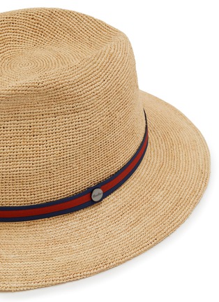 Detail View - Click To Enlarge - BORSALINO - Argentina Straw Crochet Hat