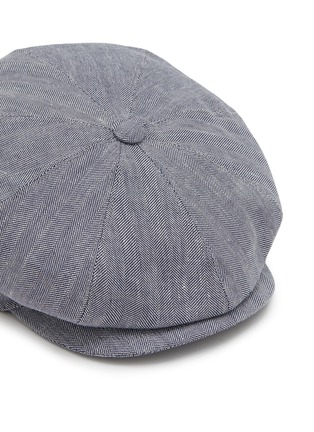 Detail View - Click To Enlarge - BORSALINO - Cesare Linen Cotton Cap