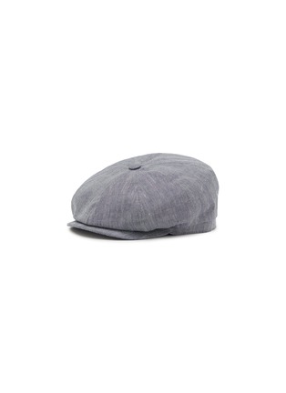 Main View - Click To Enlarge - BORSALINO - Cesare Linen Cotton Cap