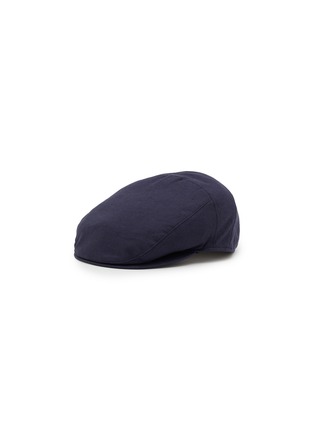 Main View - Click To Enlarge - BORSALINO - Piatto Linen Flat Cap