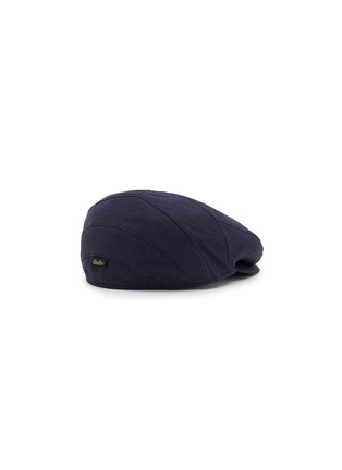Figure View - Click To Enlarge - BORSALINO - Piatto Linen Flat Cap