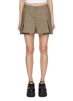 ショートパンツ SACAI Women Shorts  Burmudas 25P2507644 151 WHITE SACAI Women Shorts Burmudas 25 07644 151 WHITE (sacai