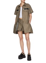 SACAI | x WTAPS Pleated Shorts | Women | Lane Crawford