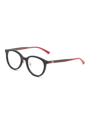 Main View - Click To Enlarge - GUCCI - Asian Fit Acetate Round Optical Glasses