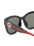 Detail View - Click To Enlarge - GUCCI - Asian Fit Acetate Rectangular Sunglasses