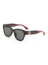 Main View - Click To Enlarge - GUCCI - Asian Fit Acetate Rectangular Sunglasses