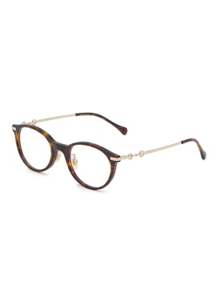 Main View - Click To Enlarge - GUCCI - Asian Fit Round Optical Glasses