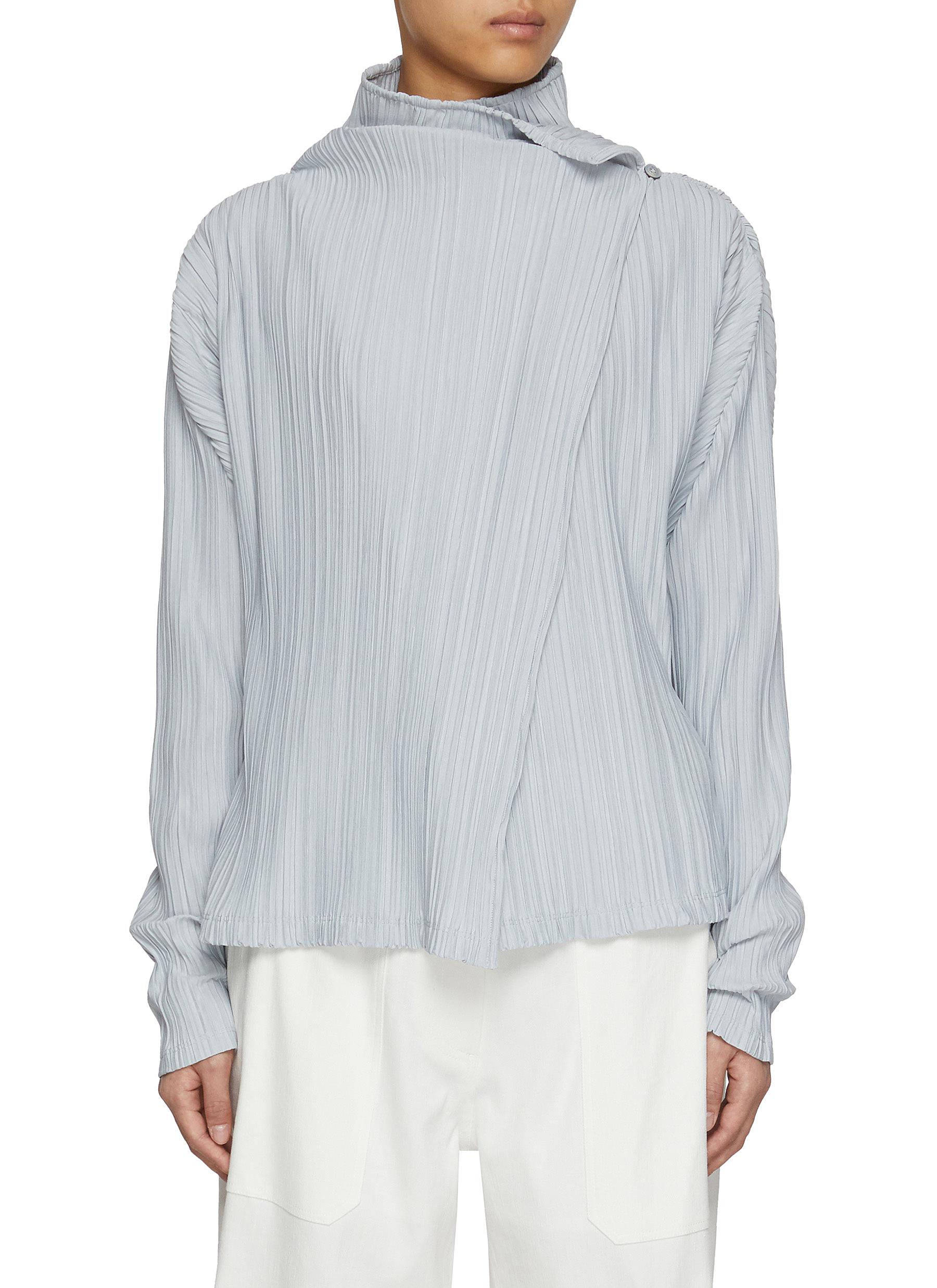 LE17SEPTEMBRE | Pleated Turtleneck Cardigan | Women | Lane