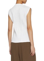 efu EATHER SLEEVELESS TOP ホワイトF FEATHER SLEEVELESS TOP | efu(エフ)official通販サイト – efu