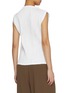 Back View - Click To Enlarge - LE17SEPTEMBRE - Pleated Mock Neck Sleeveless Top