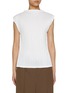 Main View - Click To Enlarge - LE17SEPTEMBRE - Pleated Mock Neck Sleeveless Top