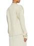 Back View - Click To Enlarge - LE17SEPTEMBRE - Pleated Collarless Cardigan