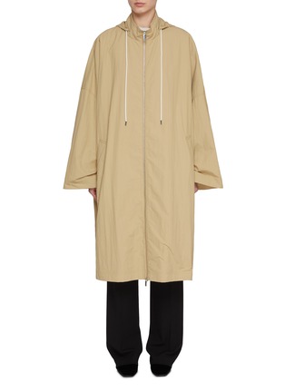 Main View - Click To Enlarge - TOTEME - Hooded Winbreaker Coat Jacket