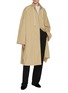 Figure View - Click To Enlarge - TOTEME - Hooded Winbreaker Coat Jacket