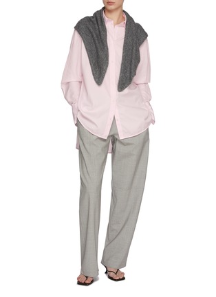 Figure View - Click To Enlarge - TOTEME - Kimono Sleeve Poplin Shirt