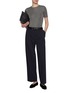 Figure View - Click To Enlarge - TOTEME - Slanted Pocket Cotton Trousers