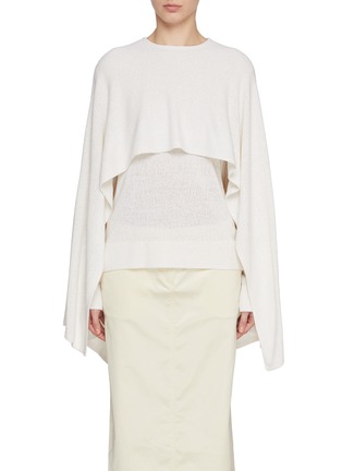 Main View - Click To Enlarge - TOTEME - Cape Knit Top