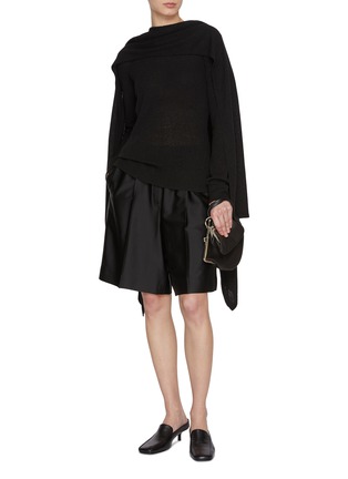 Figure View - Click To Enlarge - TOTEME - Cape Knit Top