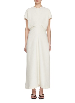 Main View - Click To Enlarge - TOTEME - Slouch Waist Maxi Dress