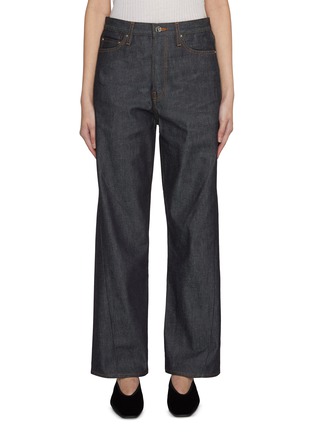 Main View - Click To Enlarge - TOTEME - Twisted Seam Dark Wash Jeans