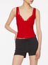 Figure View - Click To Enlarge - SKIMS - Soft Lounge Tank With Lace Bralette