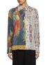 Main View - Click To Enlarge - BETTTER - Peggy Hybrid Print Silk Blouse