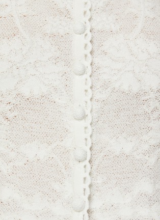  - EENK - Lace Cropped Knit Vest