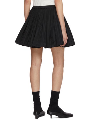 Back View - Click To Enlarge - EENK - Pleated Mini Skirt