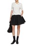 Figure View - Click To Enlarge - EENK - Pleated Mini Skirt