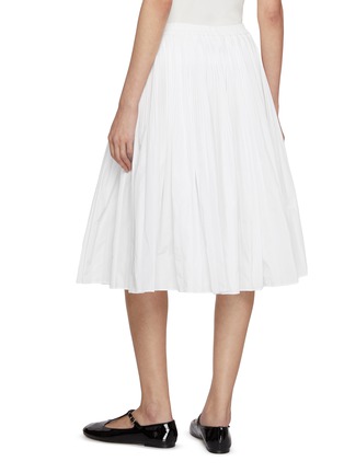 Back View - Click To Enlarge - EENK - Pleated Midi Skirt