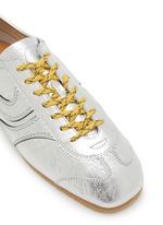 【関税込み】Dries Van Noten ゴールド メタリック スニーカー 新作*DRIES VAN NOTEN* ゴールド メタリックレザースニーカー