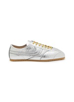 新作*DRIES VAN NOTEN* ゴールド メタリックレザースニーカー 新作*DRIES VAN NOTEN* ゴールド メタリックレザースニーカー