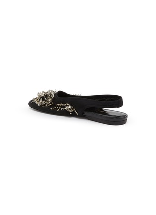  - DRIES VAN NOTEN - Embroidered Mesh Slingback Flats