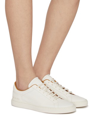 Figure View - Click To Enlarge - COMMON PROJECTS - Retro Summer Premium Leather Women's Sneakers