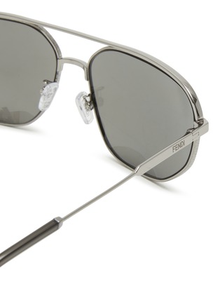 Detail View - Click To Enlarge - FENDI - Fendi Travel Metal Pilot Sunglasses