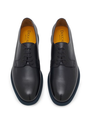 Detail View - Click To Enlarge - DOUCAL'S - Leather Derby Shoes