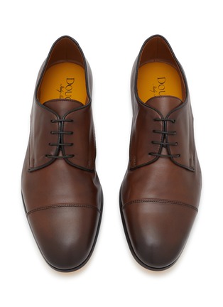 Detail View - Click To Enlarge - DOUCAL'S - Cap Toe Leather Derby Shoes